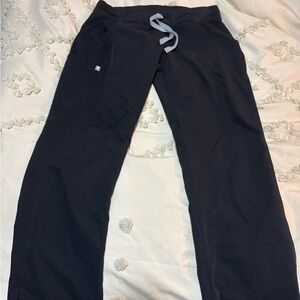 Figs Black Technical Kade cargo scrub pants